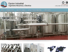 Tablet Screenshot of opcionindustrial.com